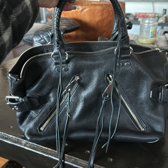 Rebecca Minkoff Micro Moto Leather Satchel - Picture 3 of 8